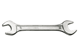 Ключ рожковый, 17 х 19 мм, хромированный SPARTA