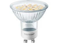 Лампа светодиодная Светозар LED technology, цоколь GU10, яркий белый свет (4000К), 230В, 5Вт (35) 44565-35