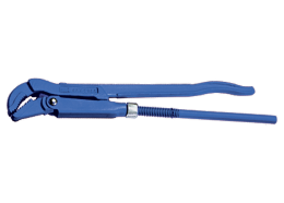Ключ трубный рычажный, 330 х 25 мм, с изогнутыми губками СИБРТЕХ