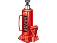Домкрат гидравлический бутылочный Stayer RED FORCE, 12т, 230-465 мм, 43160-12_z01