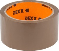 Лента клеящая DEXX упаковочная, коричневая, 40мкм, 48мм х 50м 12057-50-50_z01