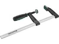 Струбцина F-образная Kraftool EXPERT, DIN 5117, двухкомпонентная ручка, 80х300мм 32011-080-300
