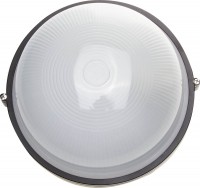 Светильник уличный Светозар влагозащищенный, круг, цвет черный, 100Вт SV-57253-B