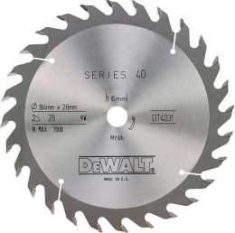 Диск пильный DeWalt ф184х16х1.8мм, 28зуб, для диск пил, для дерева DT 4031