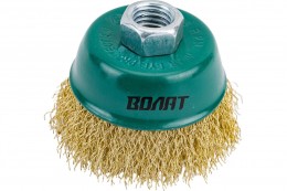 Щетка на УШМ ВОЛАТ 65 мм чашка гофрированная 81030-65