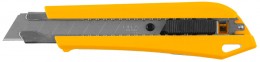 Нож OLFA"HEAVY DUTY MODELS"AUTO LOCK для тяжелых режимов работы,со встроенным съемным контейнером для отраб лезвий,18мм OL-DL-1
