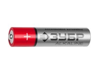 Батарейка Зубр Alcaline щелочная (алкалиновая), "AAA", 1,5В, 4шт 59221-4C
