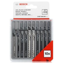 Набор пилок для лобзика Bosch 10шт,Т-серия,д\дер,пластик