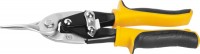 Ножницы по металлу JCB, рычажные, хромованадиевая сталь, двухкомпонентная ручка, прямые, 250мм JAS004