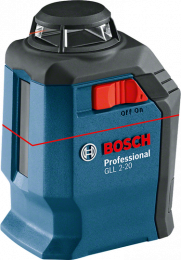 Линейный лазерный нивелир Bosch GLL 2-20 + BM 3 + кейс 0.601.063.J00