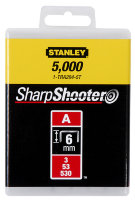 Скобы для степлера 6мм тип "А" (5/53/530) 1000шт Stanley