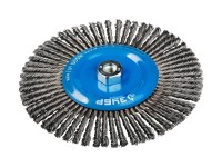 Щетка дисковая Зубр ЭКСПЕРТ, для УШМ, плетеные пучки стальной проволоки 0,5мм, 175мм/М14 35192-175_z01