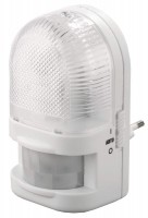 Светильник-ночник Светозар с датчиком движения, ЛОН-лампа, с выключателем, 7W, цветовая температура 2700К SV-57991