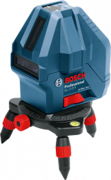Линейный лазерный нивелир Bosch GLL 3-15 X + мини штатив 0.601.063.M00
