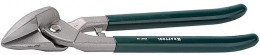 Ножницы по металлу Kraftool, цельнокованые, сквозной прямой, выкружной и фигурный рез, 260мм 23007-26