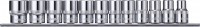Набор головок торцевых 12-гранных 1/2"DR на держателе, 10-24 мм, 12 предметов Ombra 912312