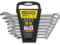 Набор ключей гаечных комбинированных Stayer MASTER, хромированный, 8-19 мм, 8 шт 27085-H8