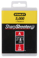Скобы для степлера 8мм тип "А" (5/53/530) 1000шт Stanley