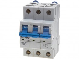 Выключатель автоматический Светозар 3-полюсный, 20 A, C, откл. сп. 6 кА, 400 В SV-49063-20-C