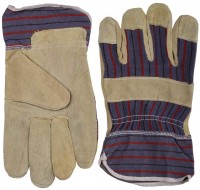 Перчатки Stayer Master рабочие комбинированные кожаные из спилка с тиснением, XL 1131-XL