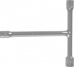 Ручка Т-образная 3-стороняя с торцевыми головками, 8,10,12 мм, L-130-140 мм Jonnesway S41H0812
