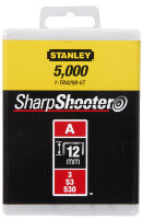 Скобы для степлера 12мм тип "А" (5/53/530) 1000шт Stanley