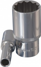 Головка торцевая глубокая 12-гранная 1/2"DR, 30 мм Ombra 112230