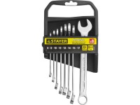 Набор ключей гаечных комбинированных Stayer PROFI, Cr-V сталь, хромированный, 6-17мм, 8шт 27083-H8