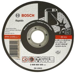 Круг отрезной по камню Bosch прямой ф125х22.2х2.5мм