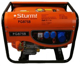 Генератор бензиновый Sturm! PG8758