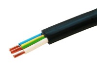 Кабель медный силовой ВВГнг(А)-LS 3х4 ок(N,PE)-0,66 (плоский) РЭК-Prysmian
