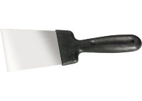 Шпательная лопатка из нержавеющей стали, 40 мм, пластмассовая ручка СИБРТЕХ