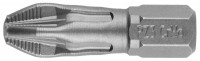 Биты Kraftool Expert торсионные кованые, обточенные, Cr-Mo сталь, тип хвостовика C 1/4", PZ1, 25мм, 10шт 26123-1-25-10