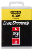Скобы для степлера 14мм тип "А" (5/53/530) 1000шт Stanley