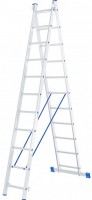 Лестница двухсекционная алюминиевая Сибртех 2 х 11 ступеней