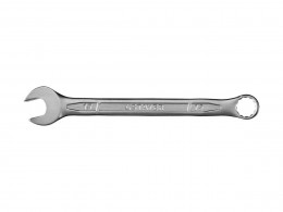 Ключ гаечный комбинированный Stayer Profi, Cr-V сталь, хромированный, 15мм 27081-15