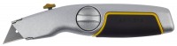Нож Stayer Master металлический обрезиненный корпус, выдвижное лезвие 09144