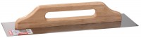 Гладилка Зубр Швейцарская нержавеющая с деревянной ручкой, 130х480мм 0807