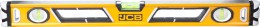Уровень JCB коробчатый, магнитный, 2 фрезерованные базовые поверхности, 3 ампулы, крашенный, с ручками, 0,5мм/м, 90см JBL004
