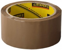 Лента клеящая Stayer Master, коричневая, толщина 45 мк, 48мм х 60м 1207-50