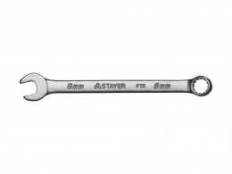 Ключ гаечный комбинированный Stayer Master, хромированный, 8мм 27085-08