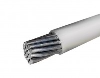 Провод установочный алюминиевый АПВ 70 мм.кв. (мн) белый