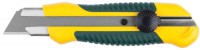 Нож Kraftool Expert с сегментированным лезвием, двухкомпонентный корпус, механический фиксатор, 25 мм 09198