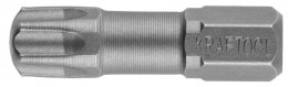 Биты Kraftool Expert торсионные кованые, обточенные, Cr-Mo сталь, тип хвостовика C 1/4", Т40, 25мм, 2шт 26125-40-25-2