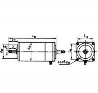 Электродвигатель коллекторный ДПР-42-Ф2-06
