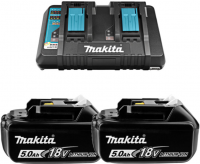 Аккумулятор Makita BL1850B + ЗУ DC18RD (191L75-3)