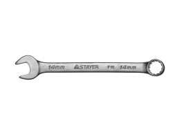 Ключ гаечный комбинированный Stayer Master, хромированный, 14мм 27085-14