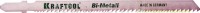 Полотна Kraftool для эл/лобзика, Bi-Metall,универ.: по нерж.стали, дереву с гвоздями, EU-хвост., шаг 1,8-2,5мм, 110мм, 2шт 159505-U