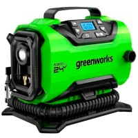 Компрессор аккумуляторный Greenworks ACG301 24В (без АКБ и ЗУ) 3400807